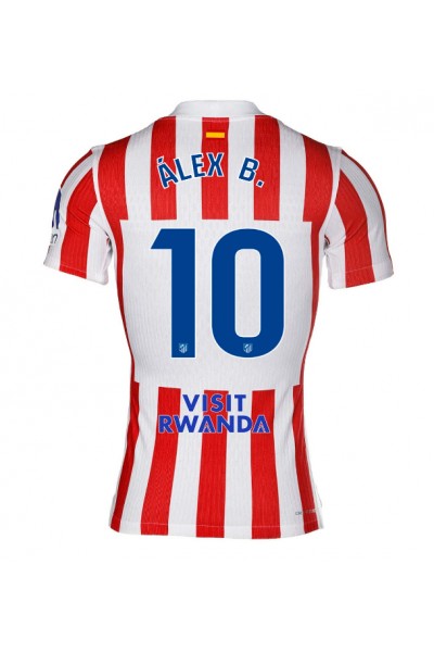 Atletico Madrid Alex Baena #10 Jalkapallovaatteet Kotipaita 2025-26 Lyhythihainen Atletico Madrid Alex Baena #10 Jalkapallovaatteet Kotipaita 2025-26 Lyhythihainen
